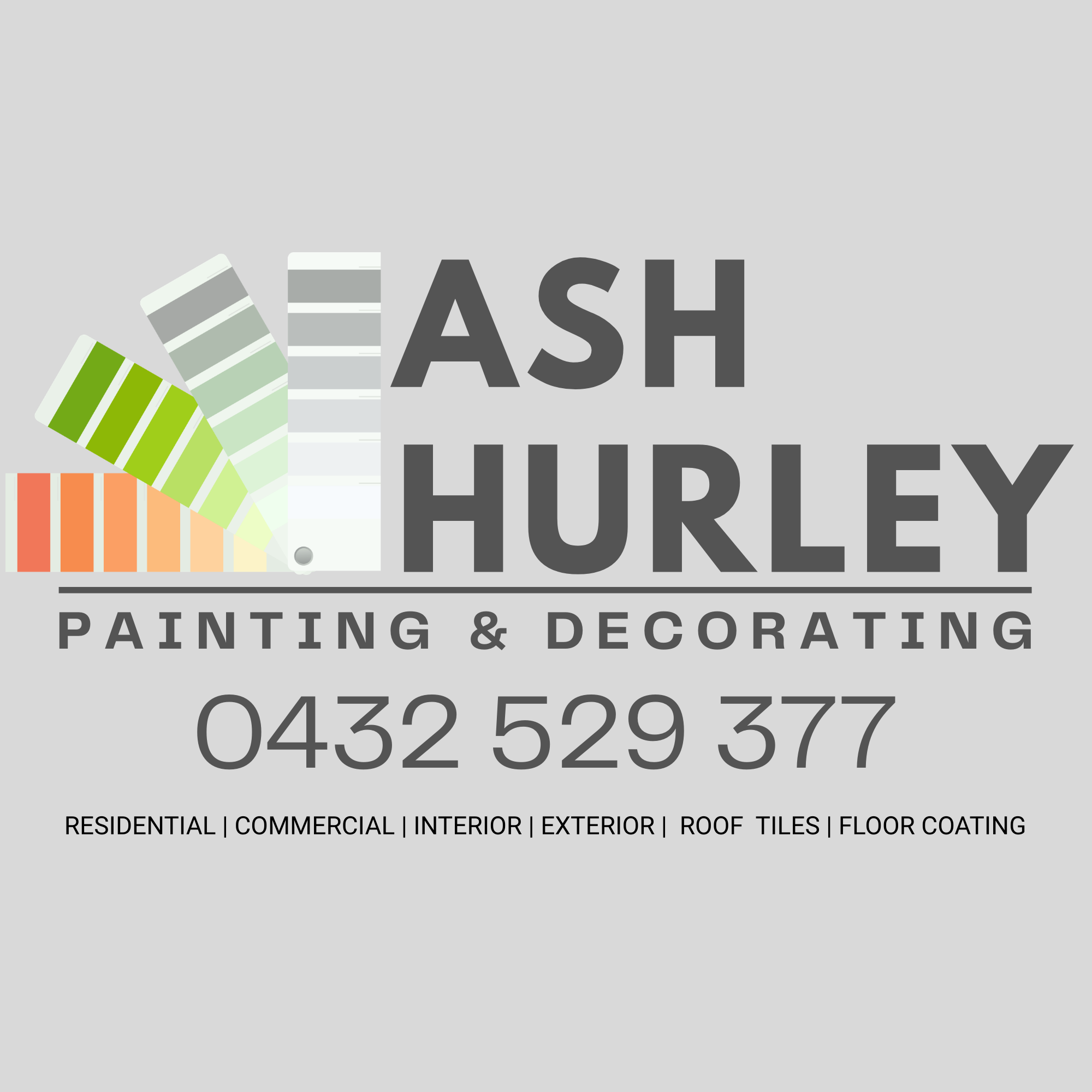 Ash Hurley Colour Swatches