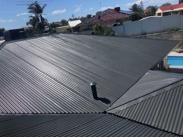 Colorbond roof after