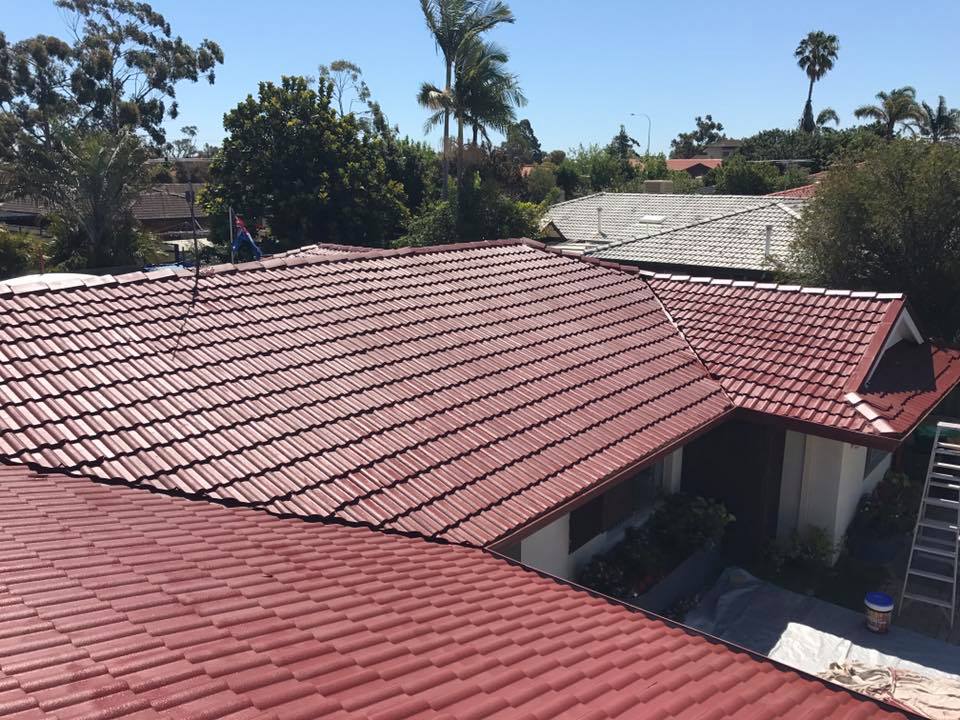 Tile roof restoration complete